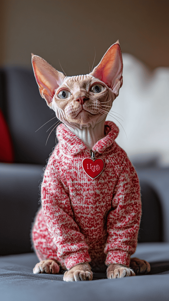 Cats channel the charm of handwritten affection in outfits featuring letter prints, tiny satchels, and romantic stamp details. With soft tones and playful accents, they’re dressed to deliver love in every step.