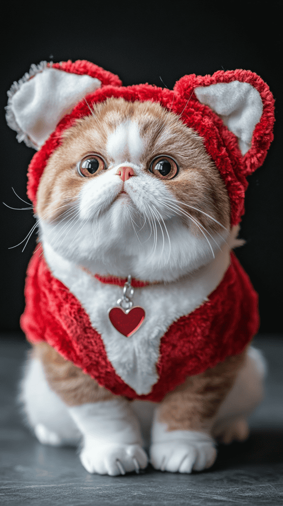 Whimsical and full of charm, these Cupid-inspired looks bring feathers, arrows, and playful gold accents to life — making every cat a little love-messenger in motion.