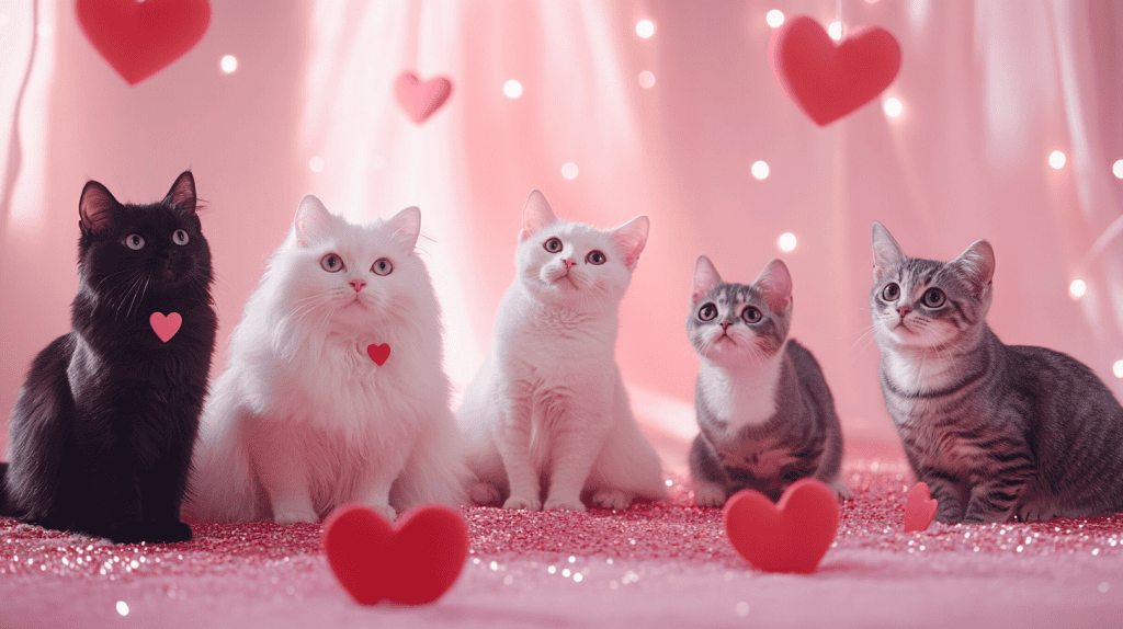 Cats styled for Valentine’s Day can show off festive charm in ways that suit every coat type, color, and personality. With comfort-first designs, there’s a perfect look for every feline Valentine.